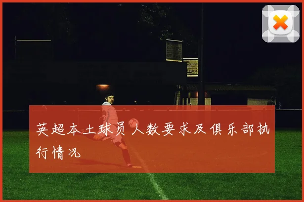 英超本土球员人数要求及俱乐部执行情况